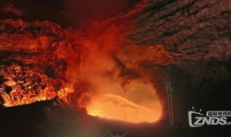 火山爆发视频,壮丽景象与自然力量